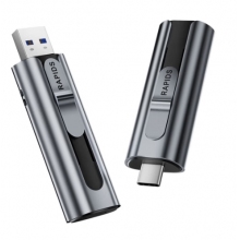 ?？低暎℉IKVISION）128GB type-C USB3.2固態(tài)U盤Rapids S560閃存優(yōu)盤 Iphone15雙接口手機(jī)電腦通用便攜