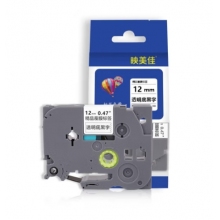  映美佳 標(biāo)簽機色帶12mmTZe-131 適用兄弟brother不干膠標(biāo)簽紙PT-D210 450 600 E550W P700