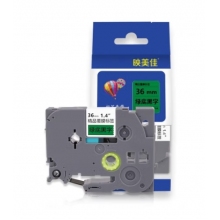  映美佳 標(biāo)簽機色帶36mm   TZe-261 適用兄弟brother不干膠標(biāo)簽紙PT-P900 PT-3600 9700PC打印機